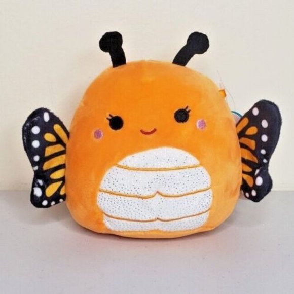 Squishmallows Toys Squishmallow 5 Mony The Orange Monarch Butterfly